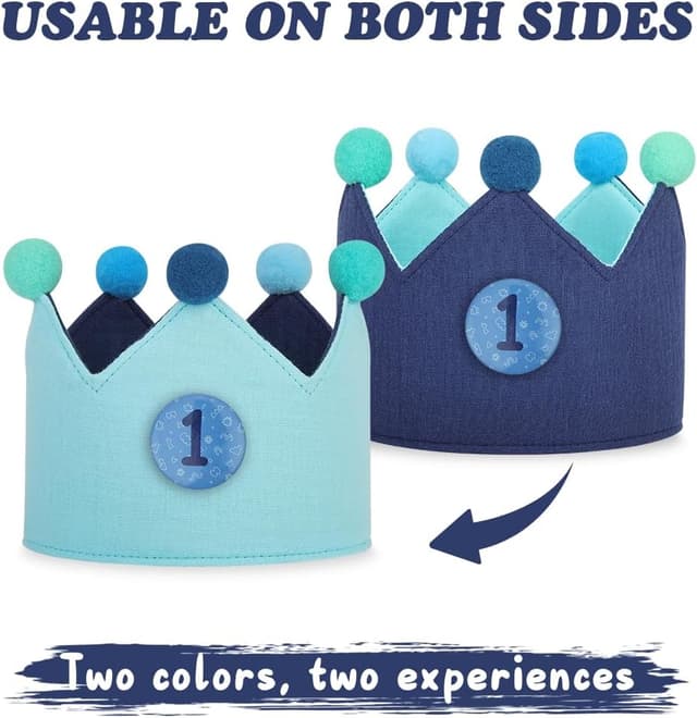 Thumbnail 4 de URAQT Corona Cumpleaños infantil números 0–9