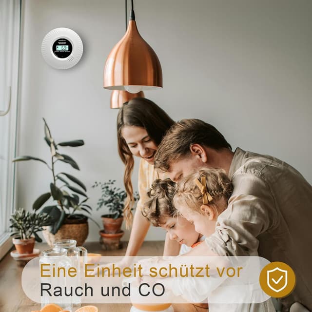 Detalle 2 de Kohlenmonoxid Rauchwarnmelder mit Sprachalarm