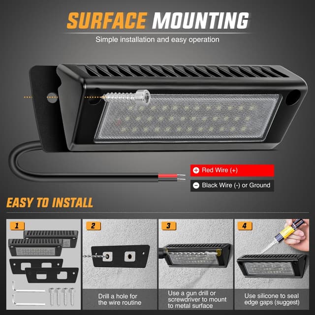 Thumbnail 3 de Nilight 9 Inch RV Porch Light 🚐