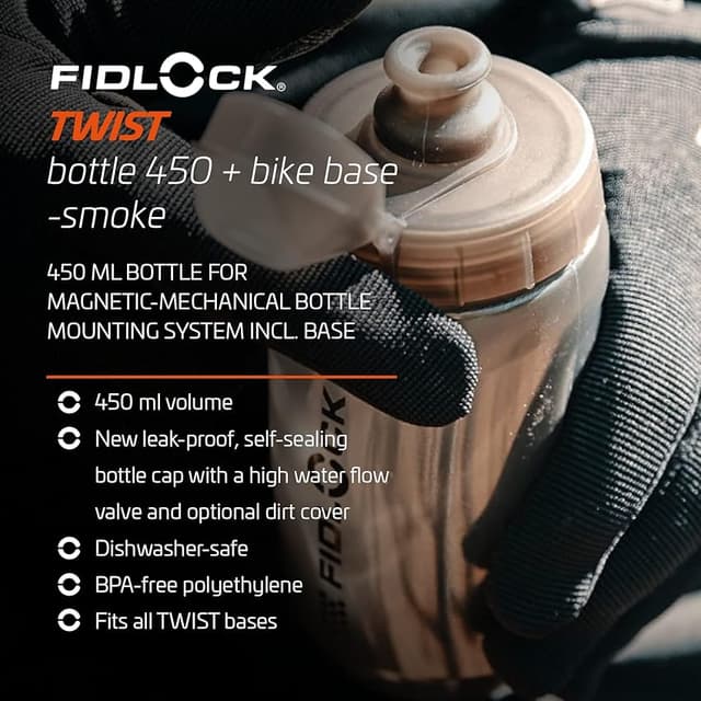 Thumbnail 2 de Fidlock Bottle 450 portabidón bicicleta 590 ml MTB
