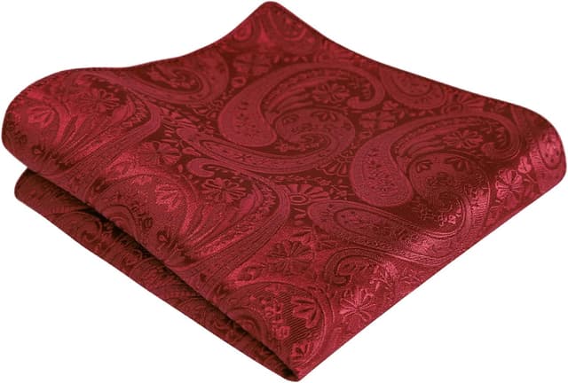 Detalle 1 de Alizeal Mens Paisley Bow Tie Set