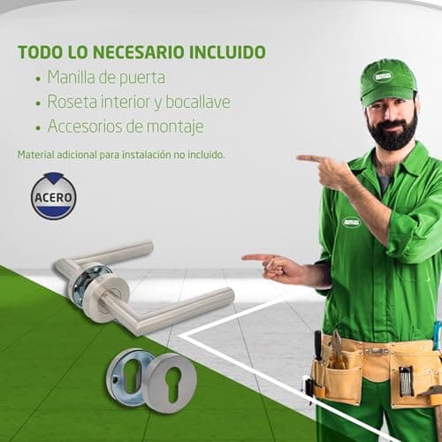 Thumbnail 4 de Jeu de poignées Amig argenté