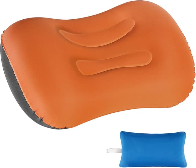 Detalle de Eono Ultralight Inflatable Camping Pillow (compressible travel air pillow)