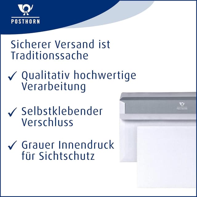 Detalle de PosthORN buste DIN lungo 110 x 220 mm