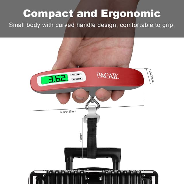 Thumbnail 2 de BAGAIL Báscula de Equipaje Digital 50 kg