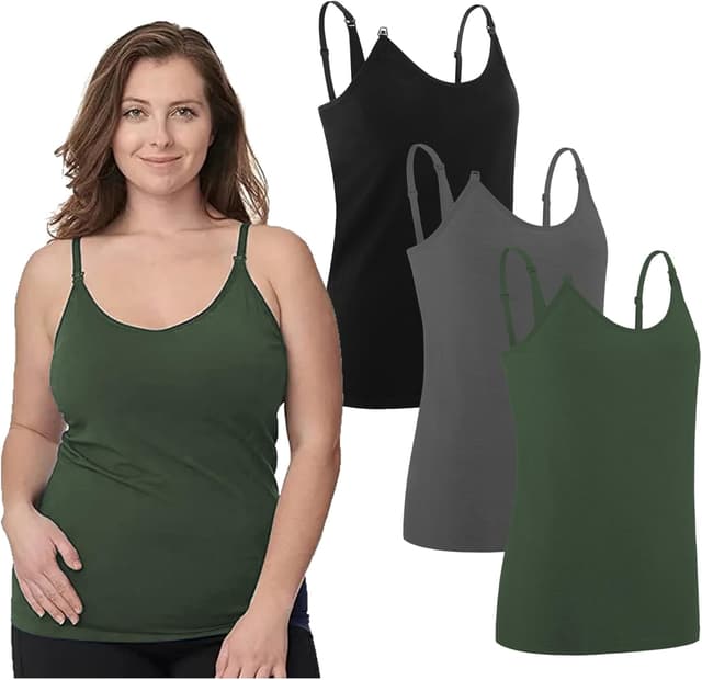 Thumbnail 6 de Under Control Nursing Cami Tank Tops 3-pack