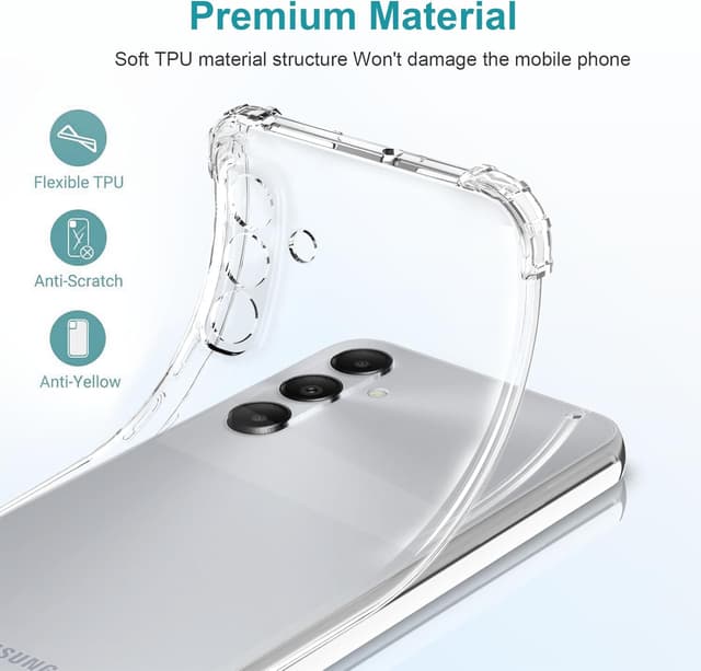 Thumbnail 4 de LeYi A05s 4G clear shockproof case