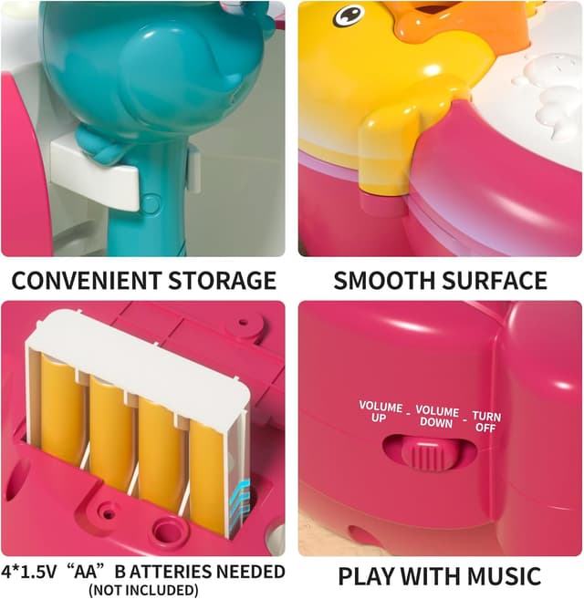 Detalle 2 de PANITU Magnetic Woodpecker Worms Catching Game (Magnetic Bird Feeding) for Ages 2–4