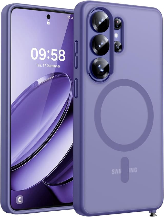 Thumbnail 6 de TOCOL for Samsung Galaxy S26 Ultra Case (MagSafe compatible) with Built-in Magnetic Ring, Slim Translucent Matte—Black