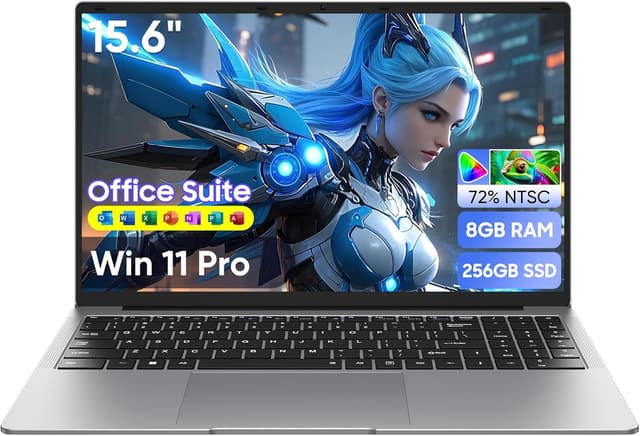 Imagen de Brhona 15,6 pouces Ordinateur Portable Win11 Pro en OfertitasTOP