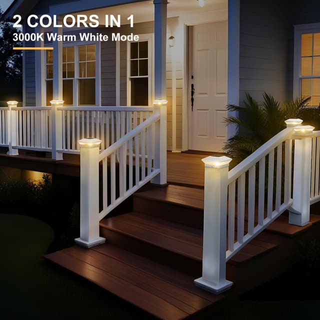 Detalle 2 de NATPOW Farolas Solares para Jardín y Patio 🌞 4 Piezas