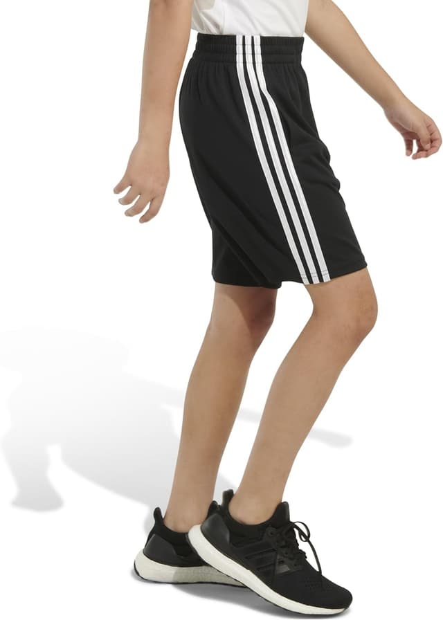Detalle 1 de adidas Boys' Classic 3-Stripes Shorts with Drawcord Waist