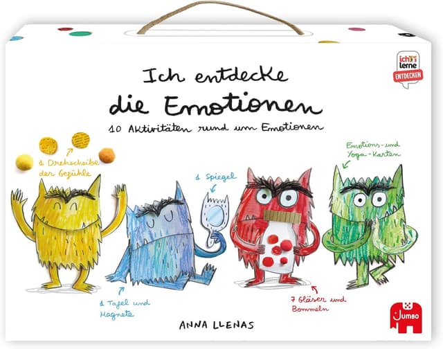 Detalle 2 de Jumbo 1110101623 – J’apprends à découvrir Les Couleurs Monster Learning Toys multicolore