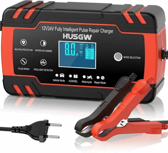 Detalle de Autobatterie Ladegerät 8 A