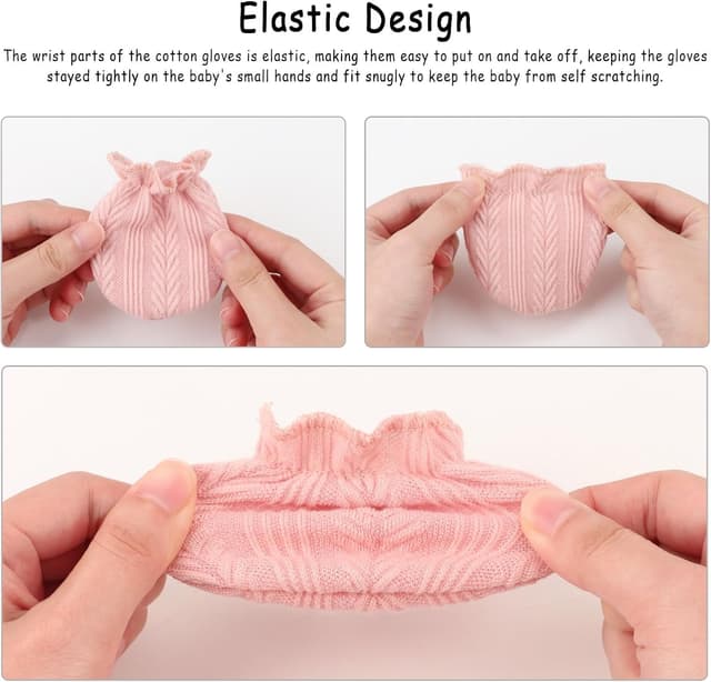 Thumbnail 5 de DRESHOW Newborn Hats Set 5-Pack