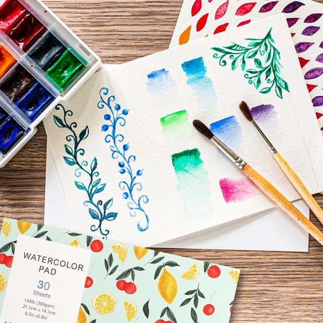 Detalle de WSICSE Watercolour Paper Pad 300GSM A5