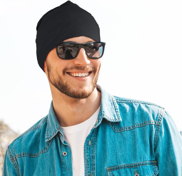 Detalle de EMPIRELION 9" multifunctional lightweight beanie hat (cycling helmet liner, running & sleep cap)