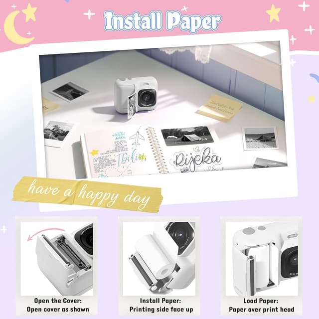 Thumbnail 5 de ETIKEZ Kids Camera 1080P with 32GB card