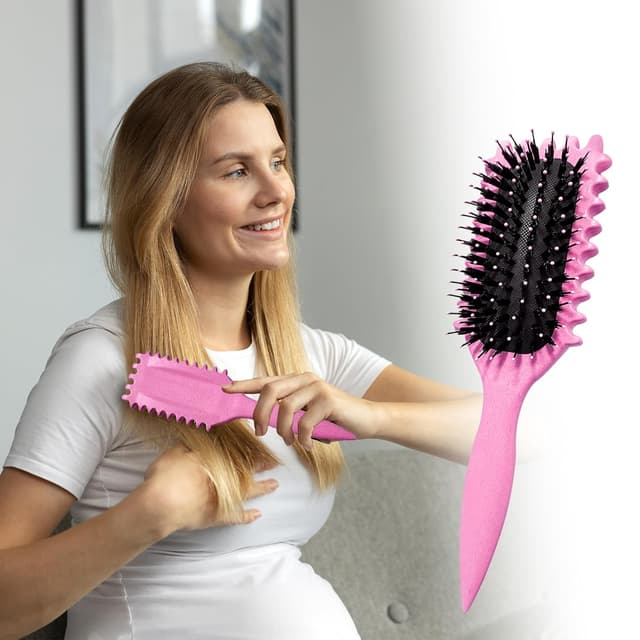 Detalle 1 de Curl Hair Brush Lockenbürste Curl Define Stylingbürste 6,5 cm