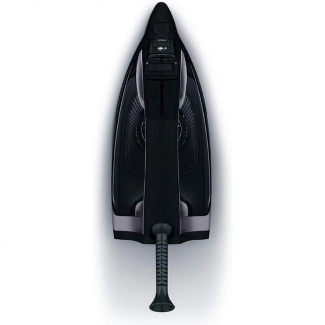 Detalle de Rowenta Express Steam 2.600 W plancha a vapor negro y rosa