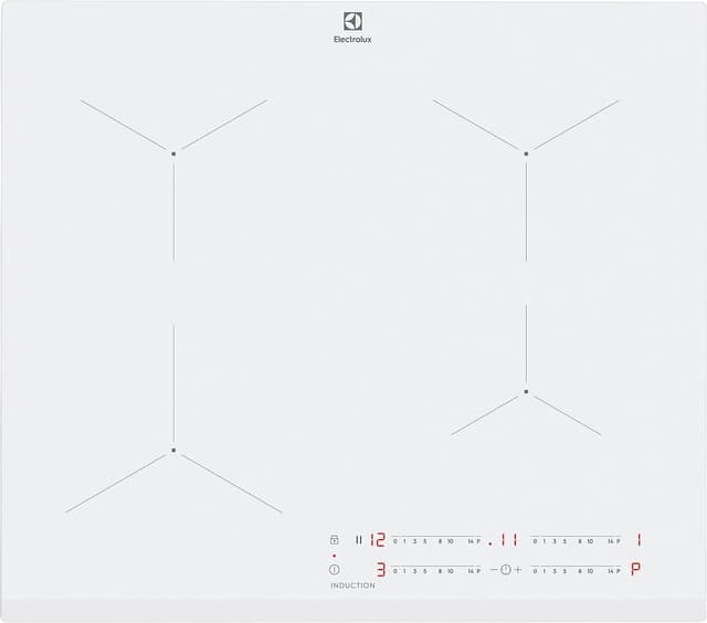 Detalle de Electrolux Serie 300 LIL61443BW Piano cottura a induzione 4 fuochi da incasso da 60 cm bianco