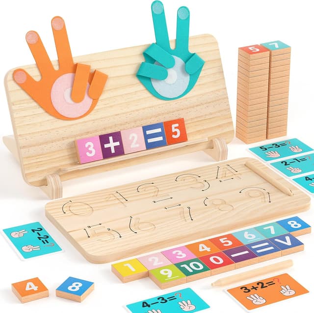 Imagen de Giocattolo Montessori Tavola in Legno per Contare 2-4 anni en OfertitasTOP