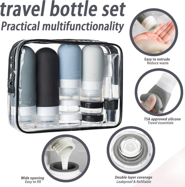 Thumbnail 2 de kingkindsun 16 Pack Travel Bottles Set