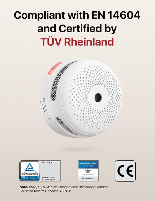 Detalle 2 de X-Sense XS01 Standalone Mini Smoke Alarm