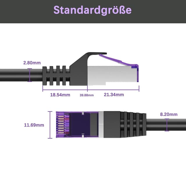 Thumbnail 6 de FGB 10 Gbps Patchkabel 0,25 m CAT7 📡