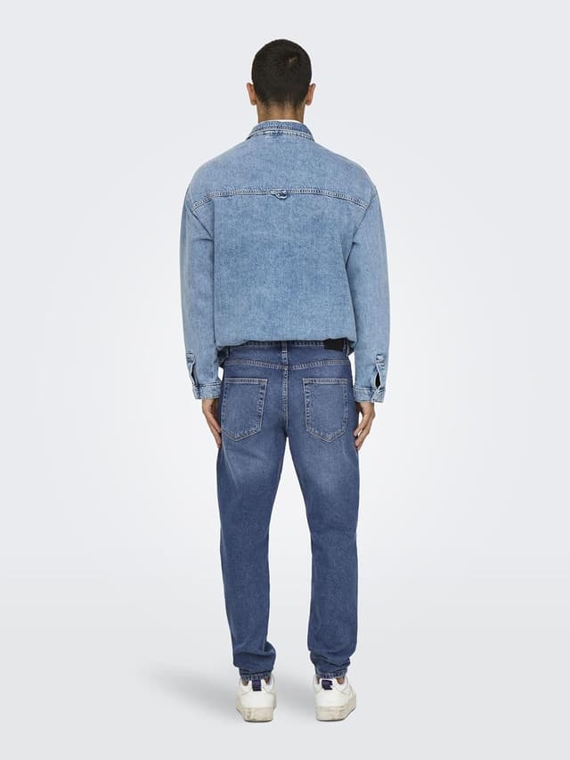 Detalle de Only & Sons Men’s Onsyoke Tapered Box Tai DNM Cbo Noos Jeans