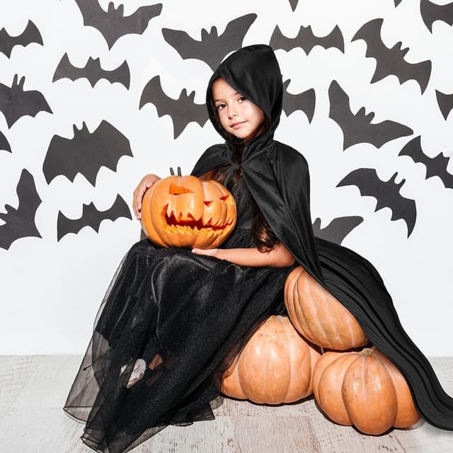 Thumbnail 4 de AOOWU Capa Negra con Capucha 1 unidad