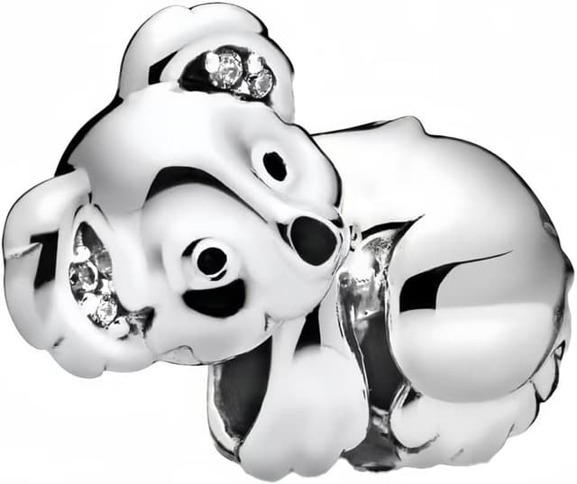 Detalle 1 de Feitery Charms Fleurs d’animaux en argent sterling 925 compatibles Pandora
