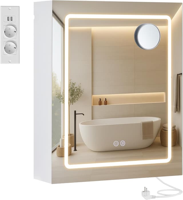 Imagen de VASAGLE Kailyn Armoire Murale Salle de Bain en OfertitasTOP