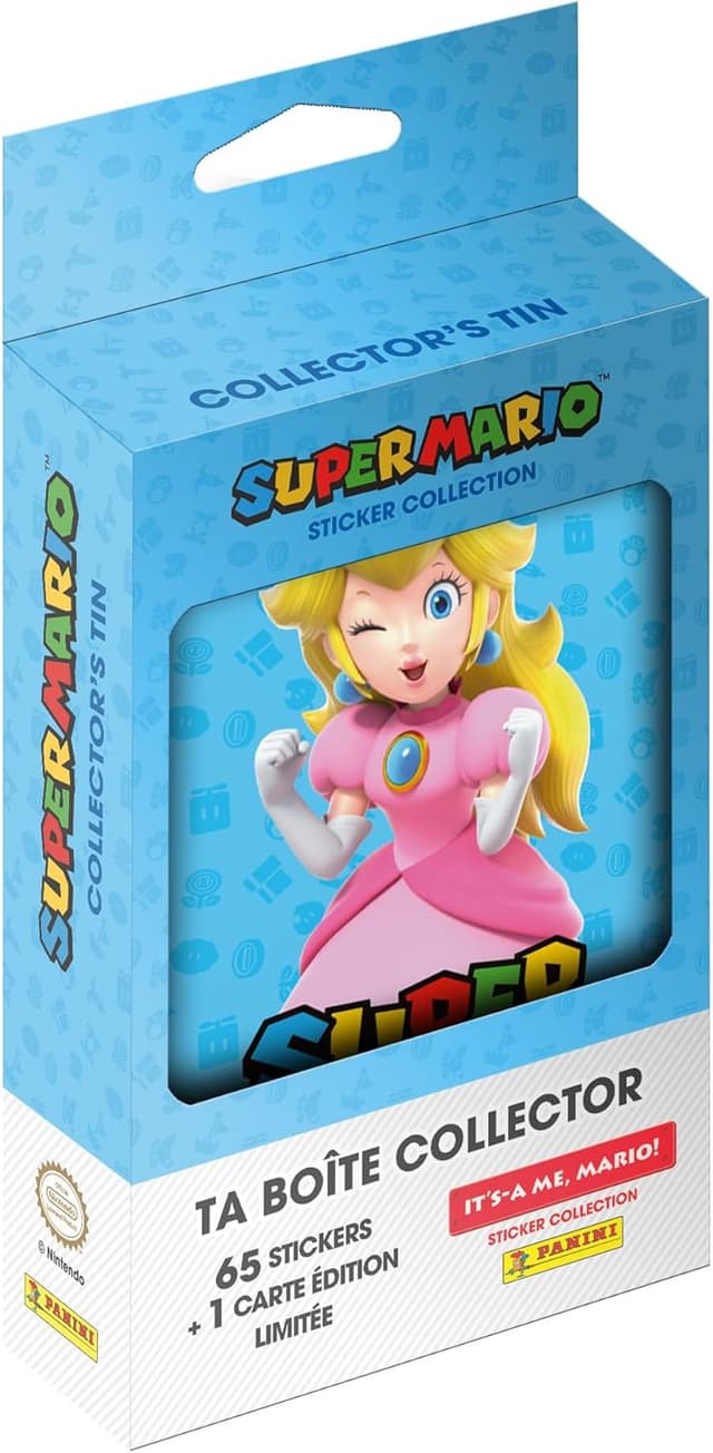 Thumbnail 1 de Panini Super Mario It's A ME Mario Caja de Metal 13 fundas
