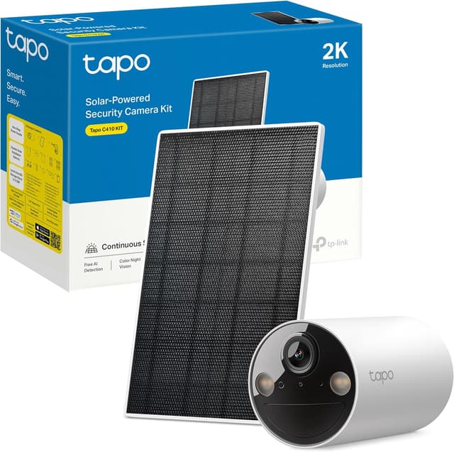 Detalle de Tapo C410 Kit Cámara Solar Exterior 2K