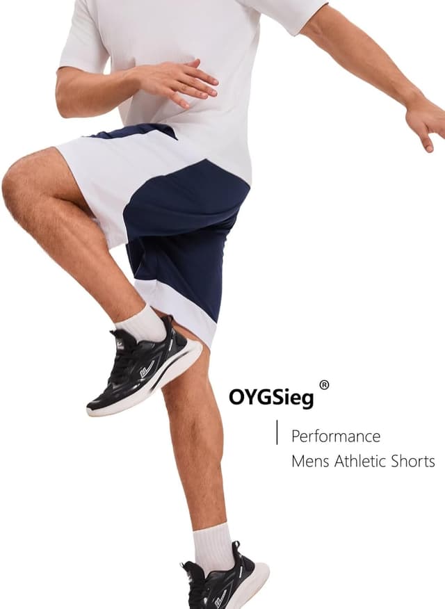 Thumbnail 6 de OYGSieg 6-Pack Mesh Athletic Basketball Shorts with Pockets (Quick-Dry Workout & Running Shorts)