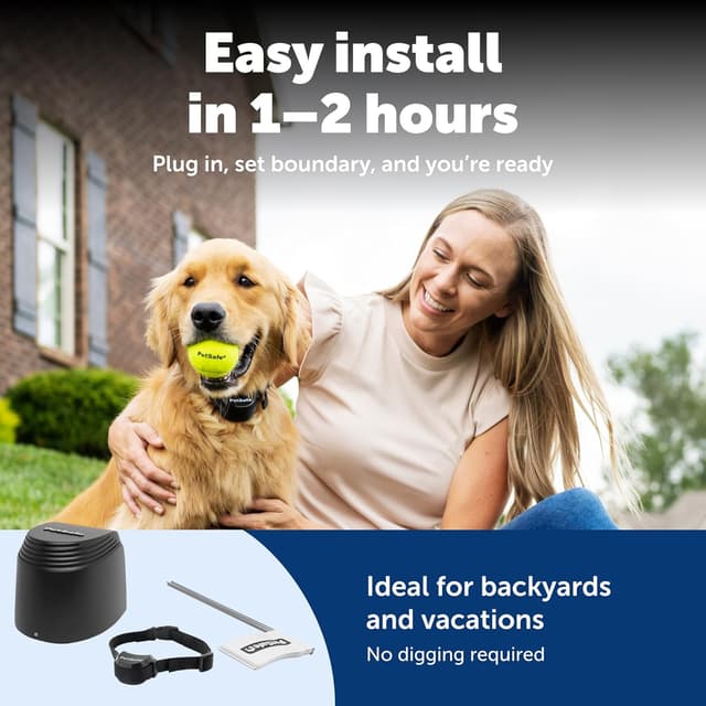 Detalle 2 de PetSafe Stay & Play Compact Wireless Fence — Portable no-dig dog containment for up to 3/4 acre