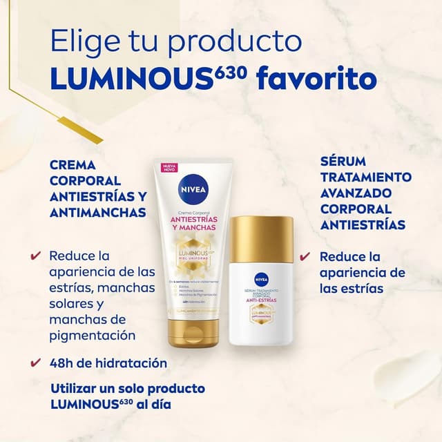Thumbnail 7 de NIVEA Luminous 630 Crema Antiestrías y Manchas 💧