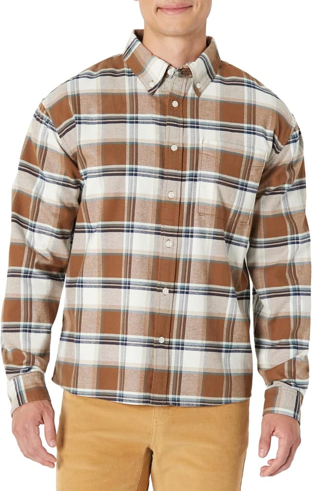 Thumbnail 6 de Amazon Essentials Herren Modernes Oversize-Button-Down-Hemd aus Baumwolle (Oxford) – bequem weiter Schnitt