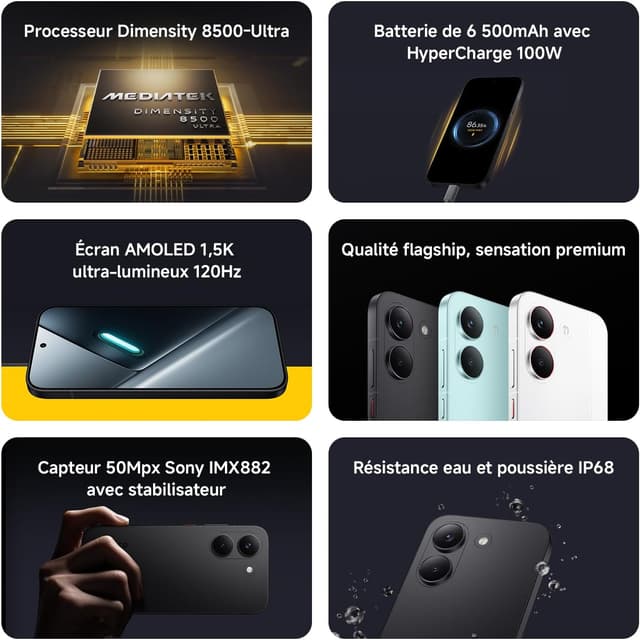 Detalle de POCO X8 Pro 12+512 Go, 100 W