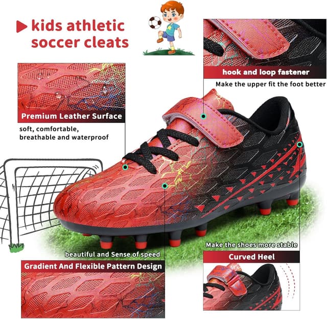Detalle de Hanani Boys FG/AG Football Boots Velcro
