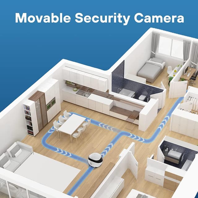Detalle de Enabot EBO SE FamilyBot 1080P WLAN Kamera