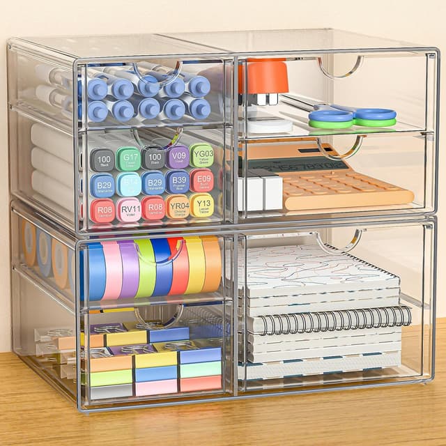 Detalle de GoMaihe Acryl Organizer 7 Schubladen