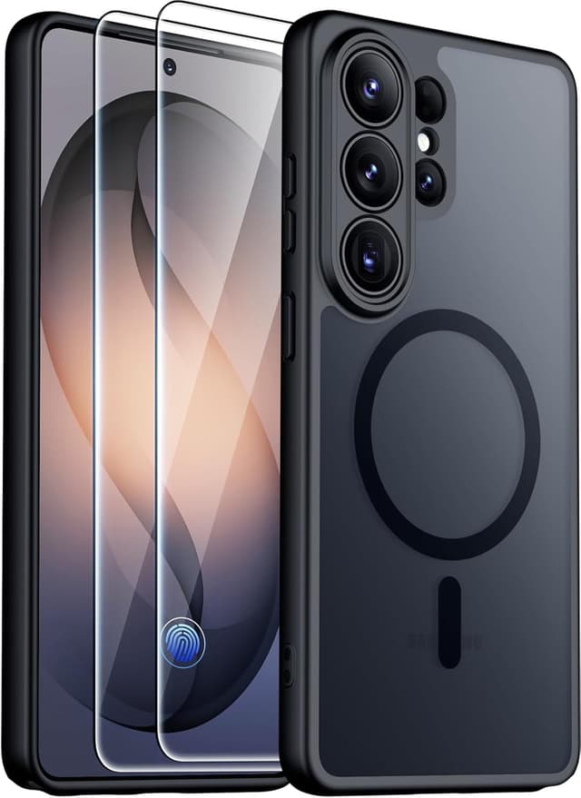 Detalle de Red2Fire Magnetic Case for Samsung Galaxy S26 Ultra (6.9") — MagSafe-Compatible, Slim Anti-Slip, 12Ft Military-Grade Protection