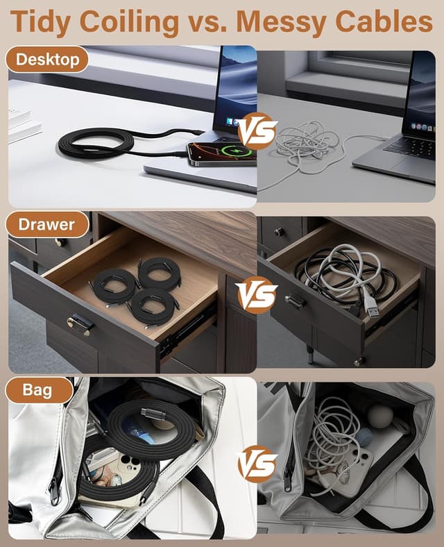 Thumbnail 5 de Magtame Magnetisches USB C zu USB C Kabel 60W 1m