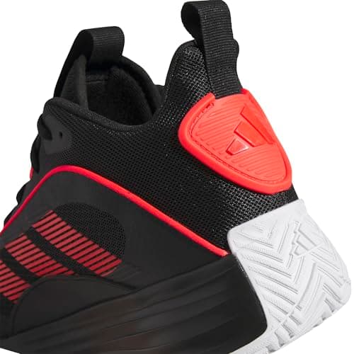 Detalle 2 de adidas Hombre OWNTHEGAME 3.0 en Core Black/Lucid Red/FTWR White (horma clásica, cordones) 43 1/3 EU