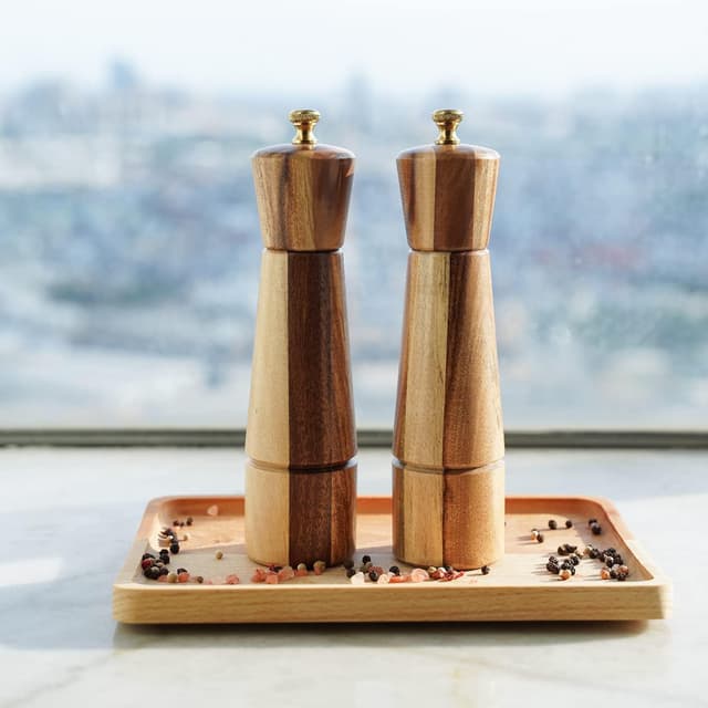 Detalle 1 de DeroTeno Salz Pfeffermühlenset 22 cm