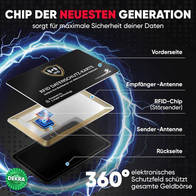 Detalle 2 de MakakaOnTheRun RFID Blocker Karte 0,8 mm