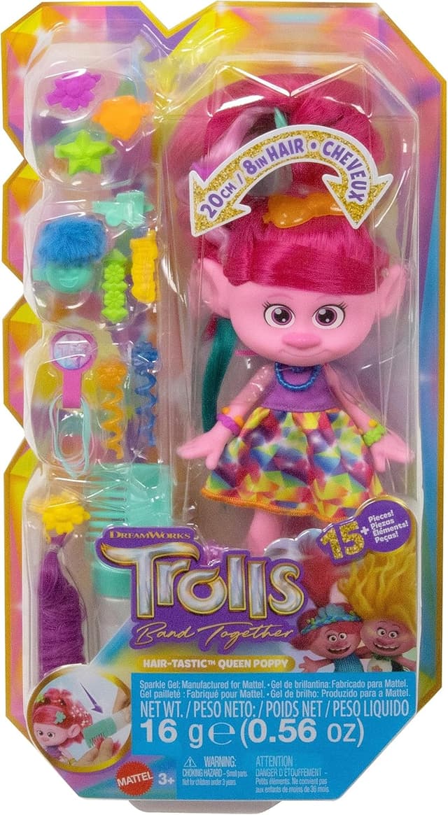 Thumbnail 5 de Mattel Trolls Poppy 15 accessoires