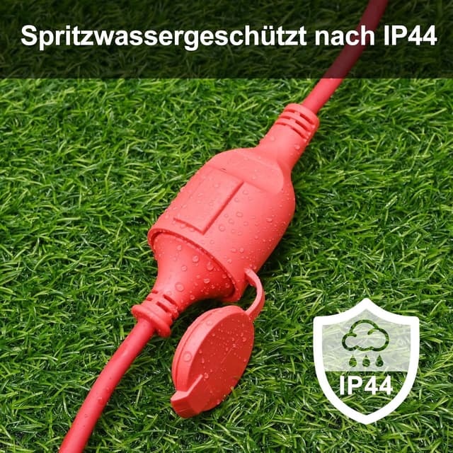 Detalle 1 de YIDE Verlängerungskabel 4 m Outdoor, 3G1,5